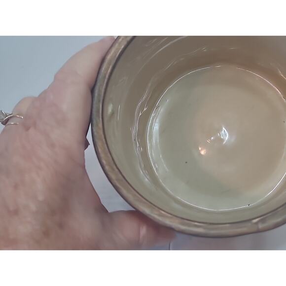 Uttermost Famous Pottery Hand Crafted Vintage Canister Jar Pot With Lid Retired - Picture 10 of 16